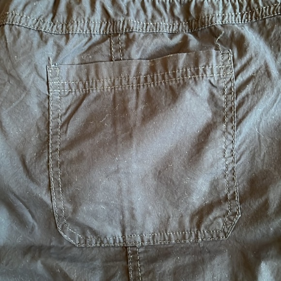 TOMMY HILFIGER Womens Black Drawstring Waist Rolled Cuffs High Waist Shorts L - Picture 8 of 12